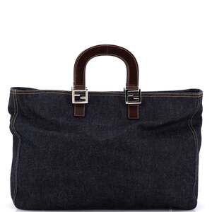 Fendi Vintage Open Tote Denim Large #249870F89B